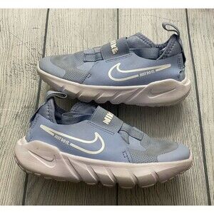 Pale Blue Lavender Nike Girl Slip On Shoes, Size Youth 12